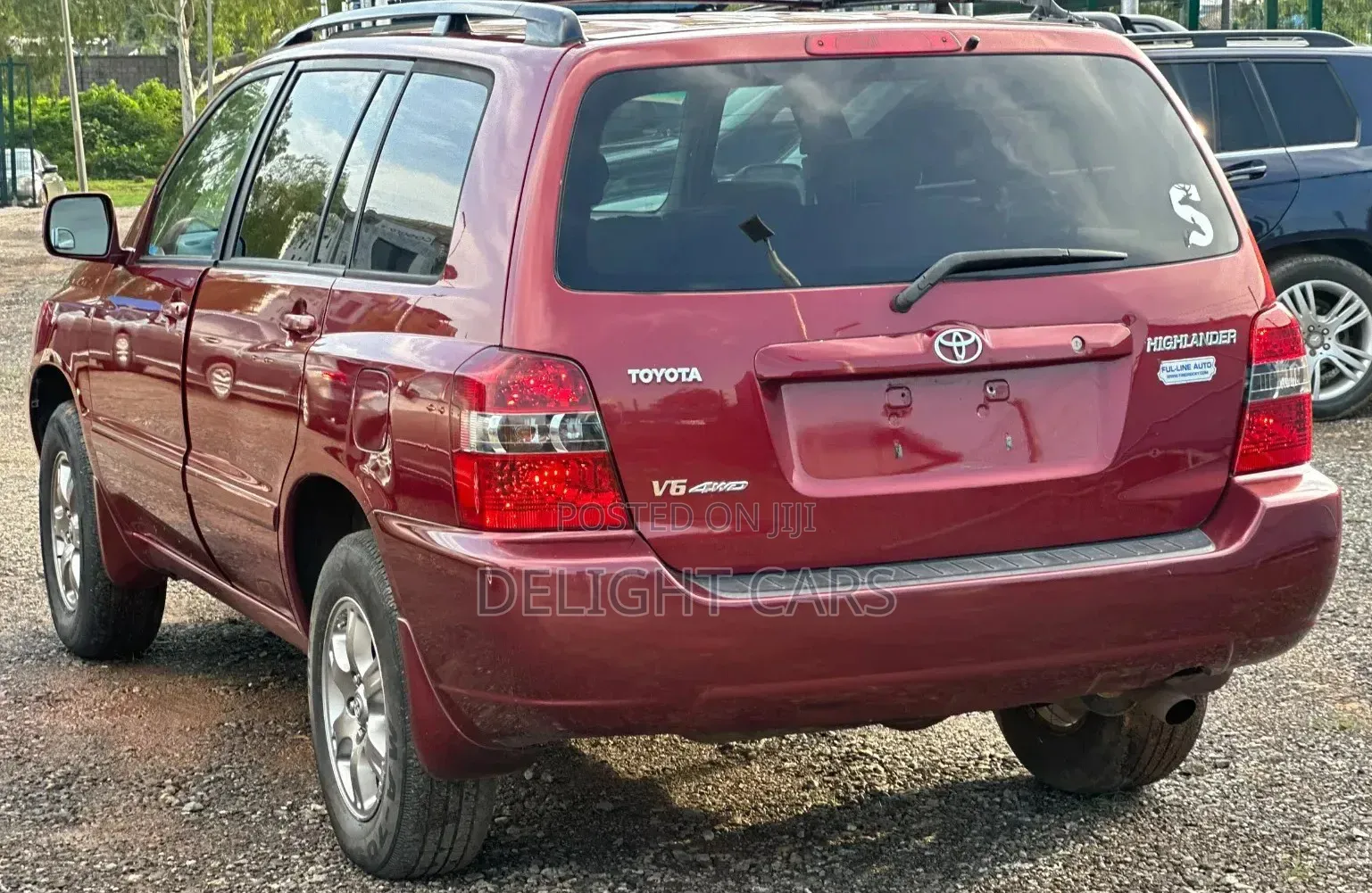 Toyota Highlander Limited V6 4x4 2007 Red