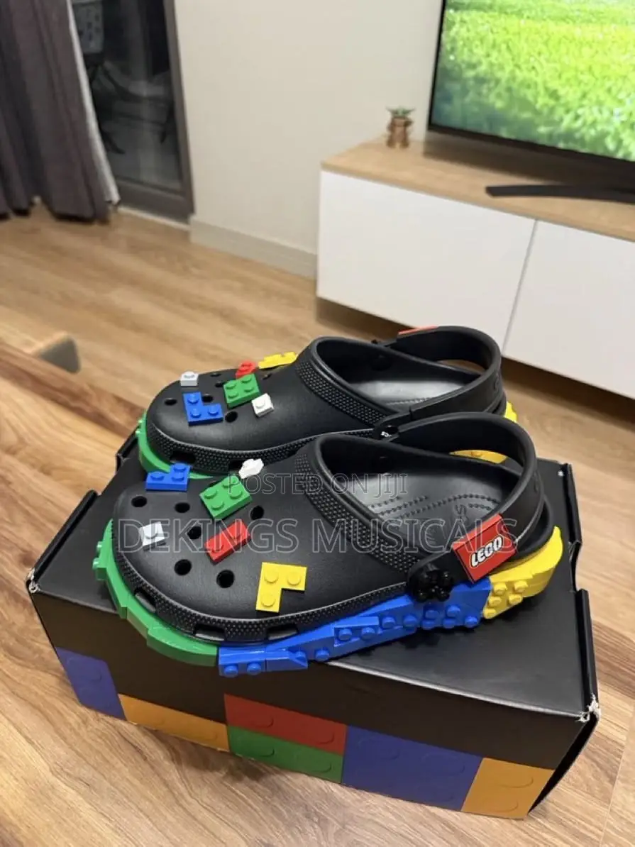 Lego Black Crocs