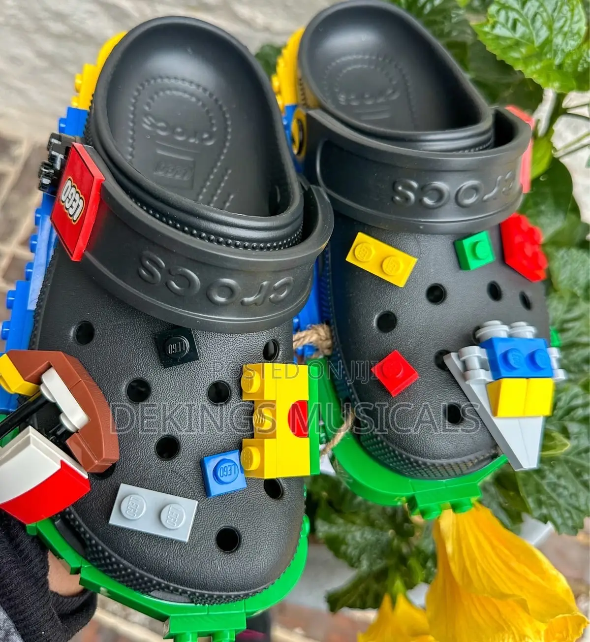 Lego Black Crocs
