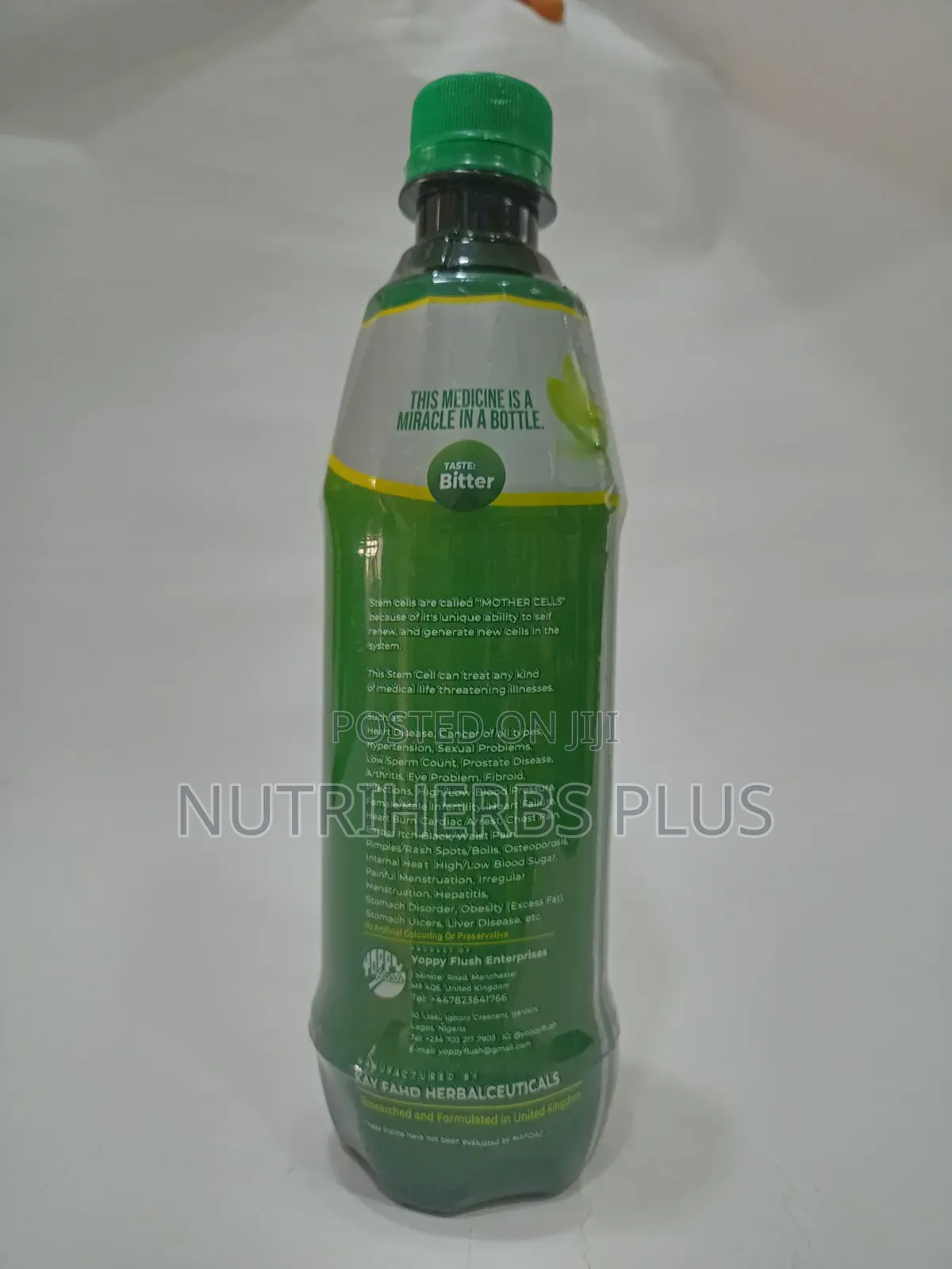Stem Cell Dietary Supplement ( Heart Disease and Prostate Disease)