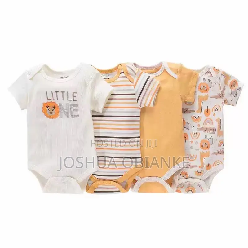4-in-1 New Born Bodysuits