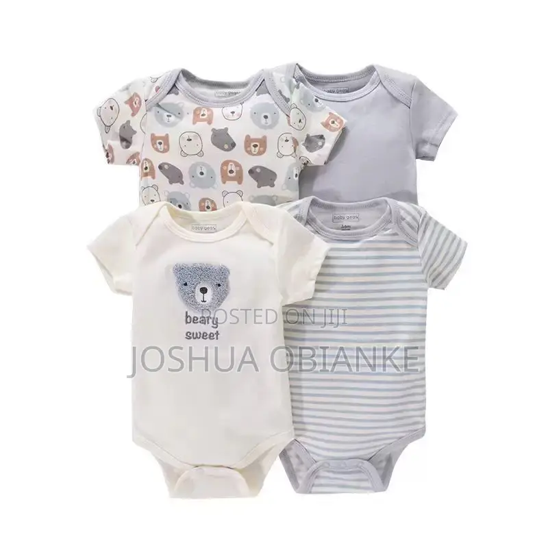 4-in-1 New Born Bodysuits