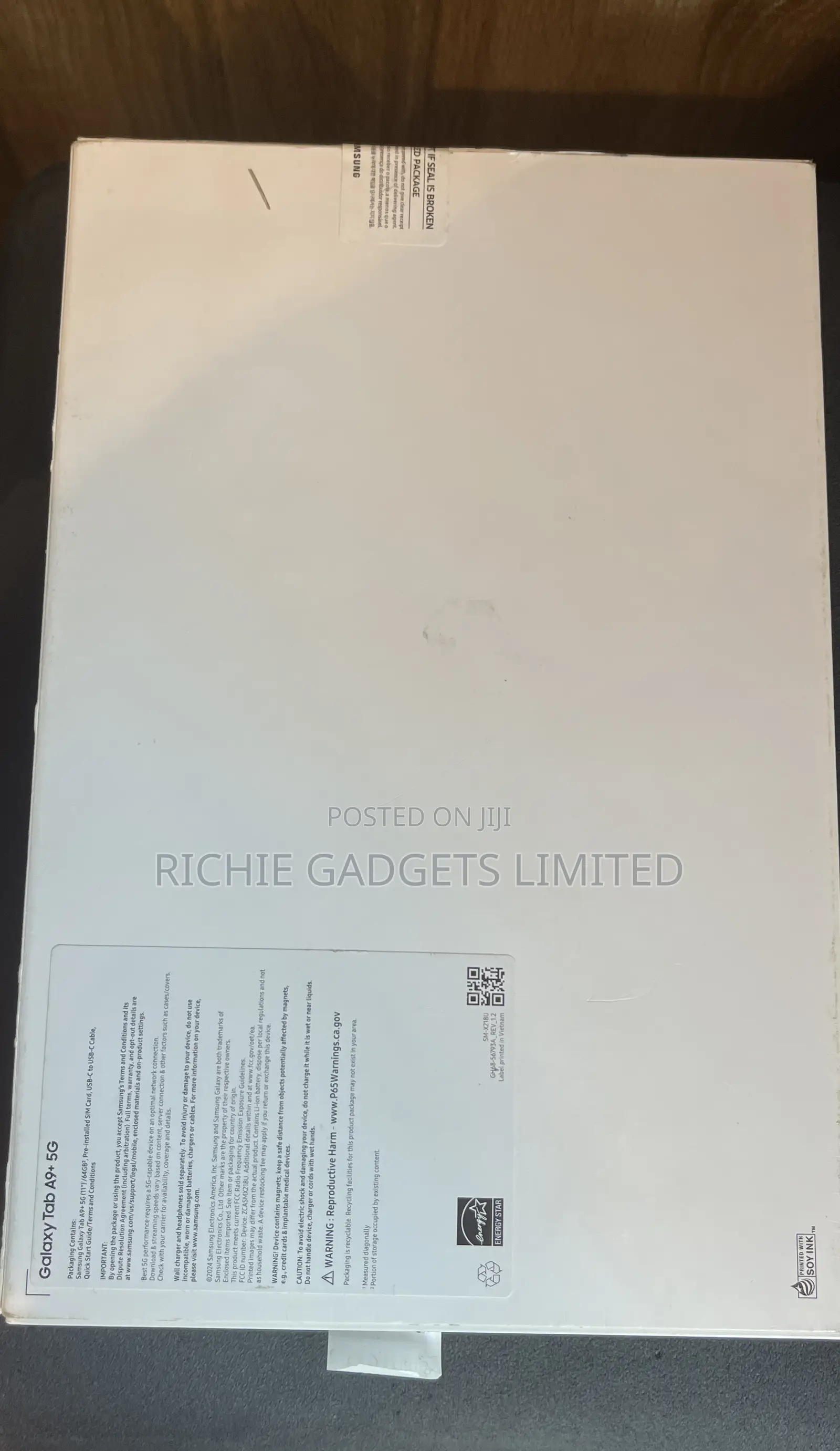 New Samsung Galaxy Tab A9+ 64 GB Black