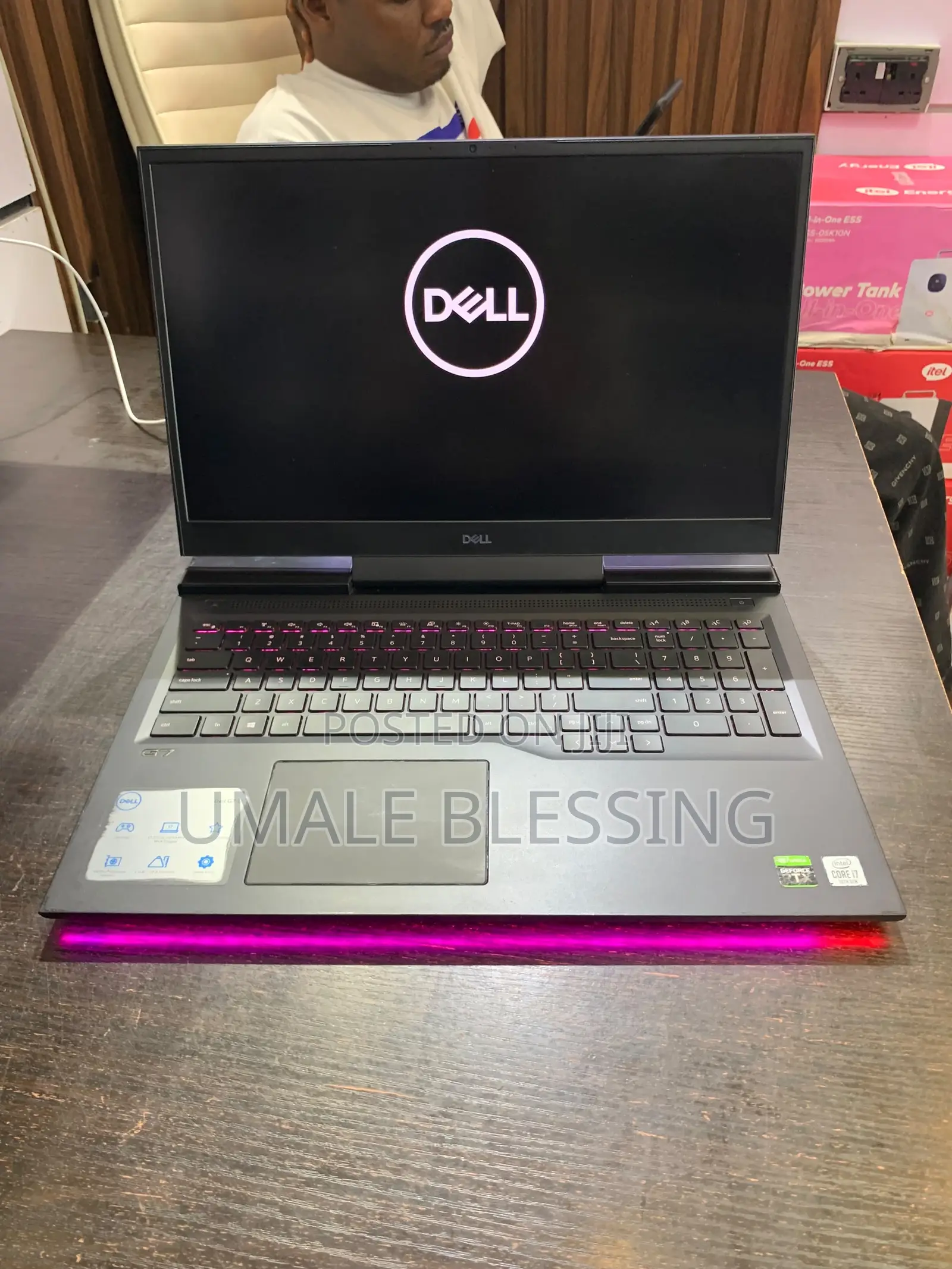 Laptop Dell G7 17 7700 16GB Intel Core i7 SSD 512GB