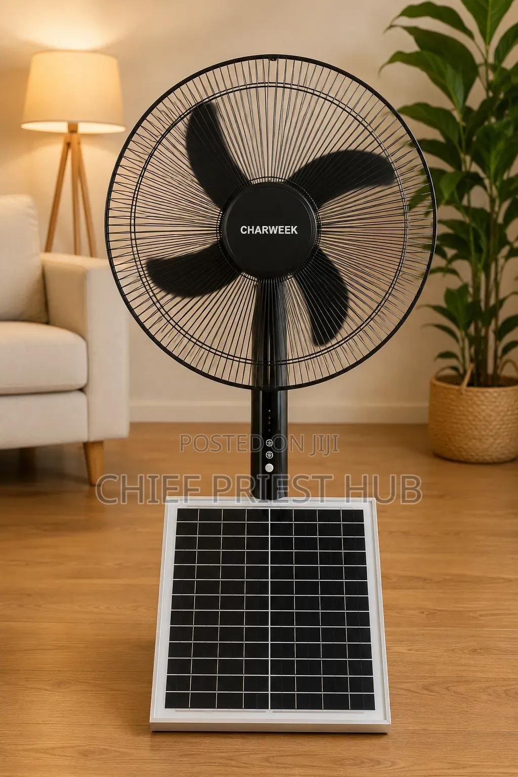 Solar Standing Fan