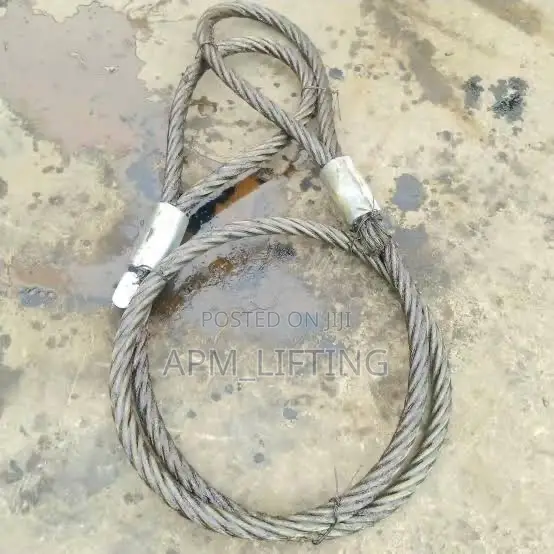 Single Towing Wire Rope Slings