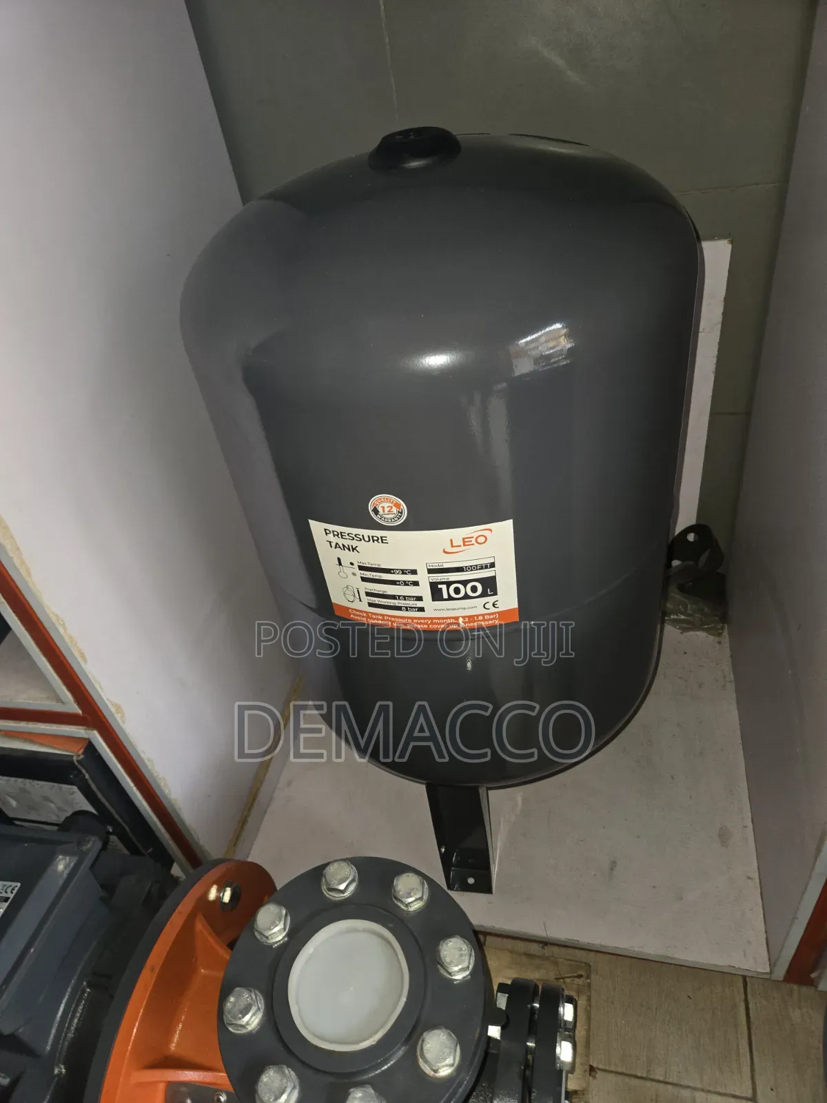 Leo Pressure Tank 100L