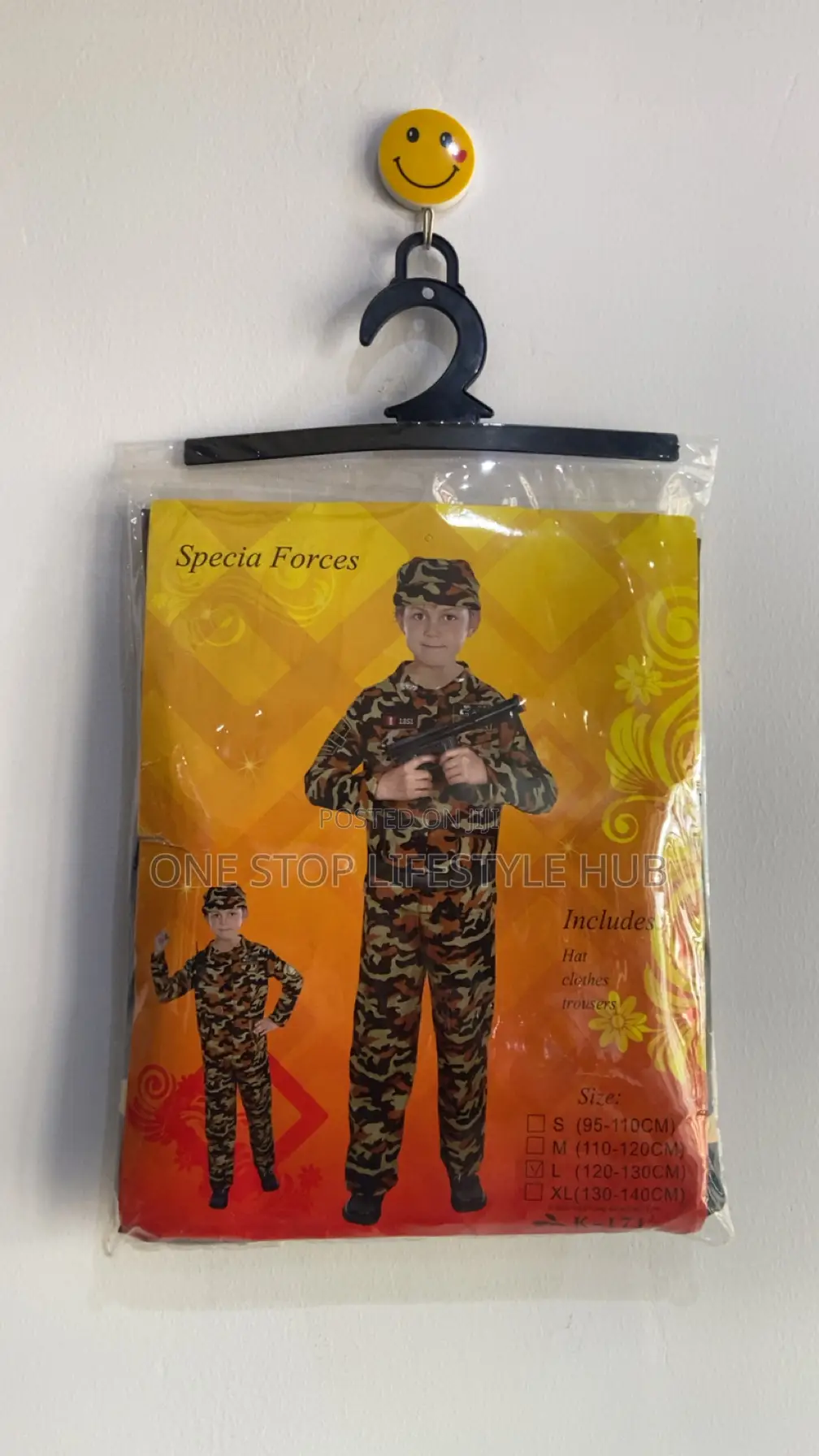 Kids "Special Forces" Camouflage Military Uniform Costume Set