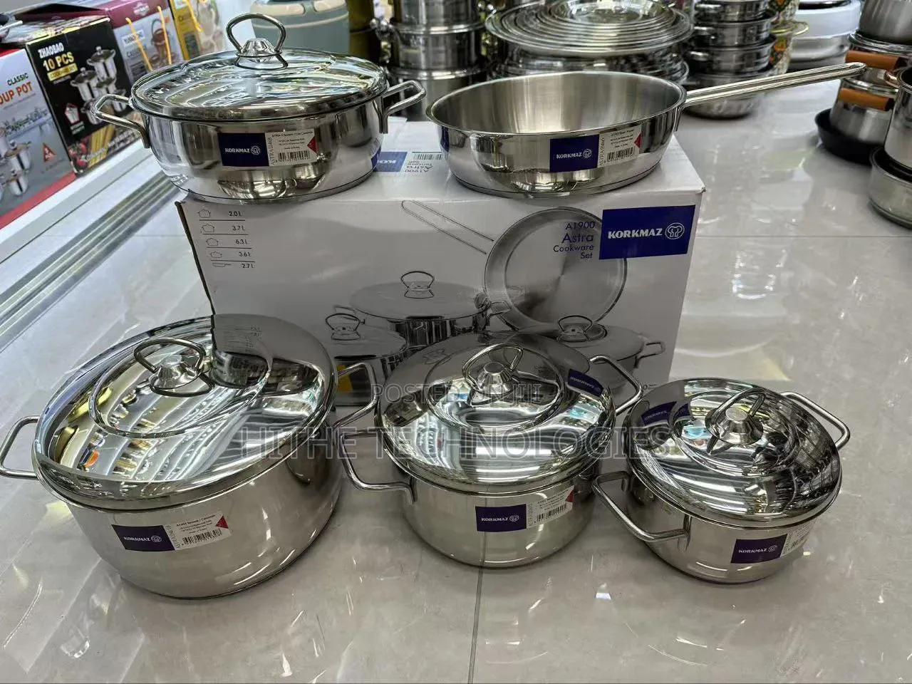 ASTRA A1900 ORIGINAL STAINLESS POT(Payment on Delivery Within Ibadan)