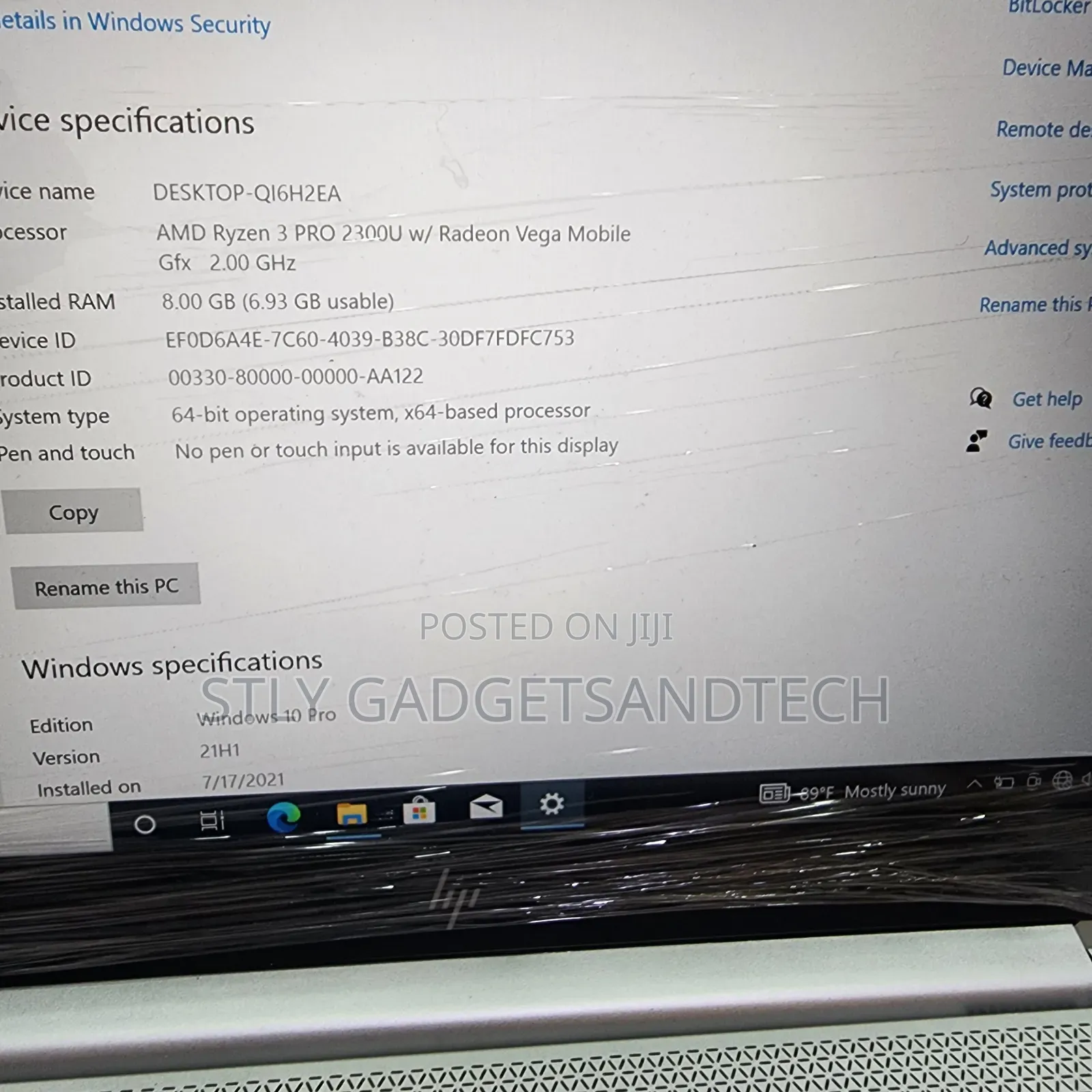 Laptop HP MT44 8GB AMD Ryzen 3 SSD 256GB