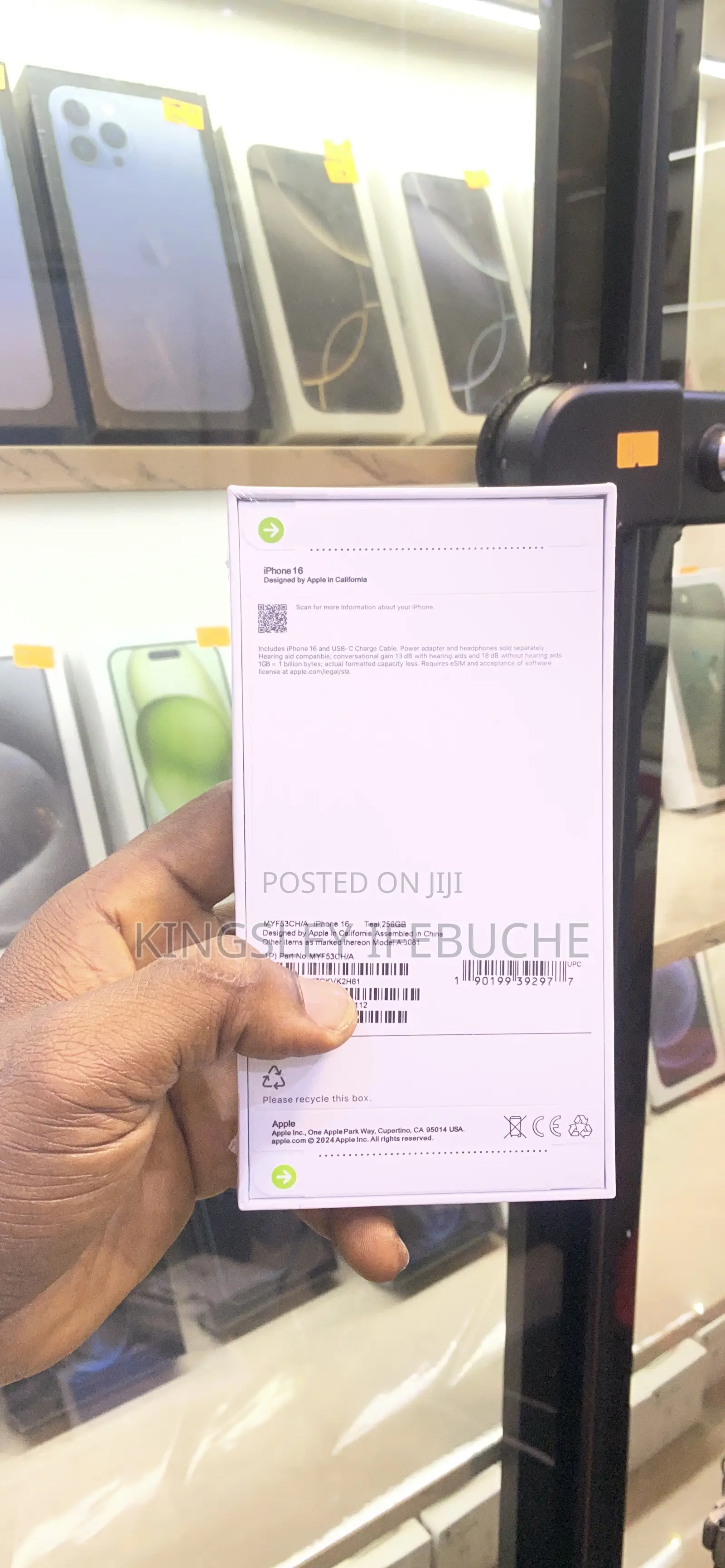 New Apple iPhone 16 256 GB Green
