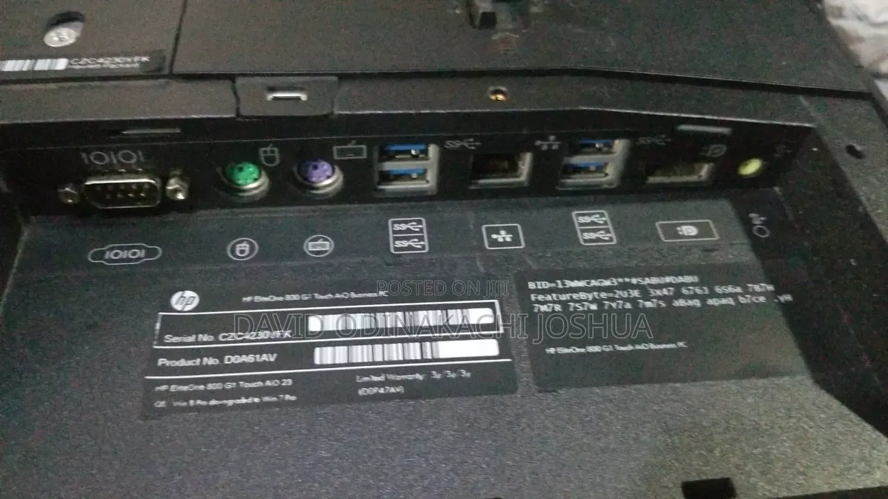 Desktop Computer HP EliteDesk 800 8GB Intel Core i5 HDD 500GB