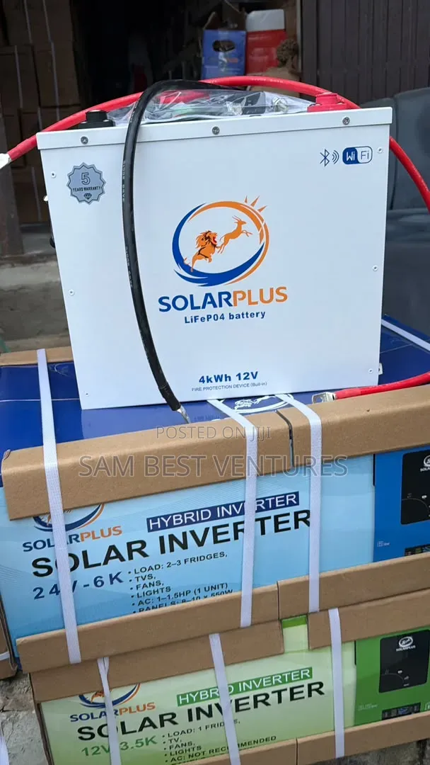 4kwh 12v Solarplus Lithium Battery With Wifi and Bluetooth