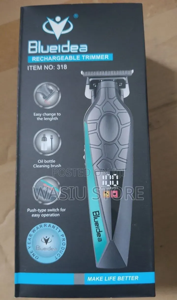 Blueidea Professional Rechargeable Trimmer, Model 318