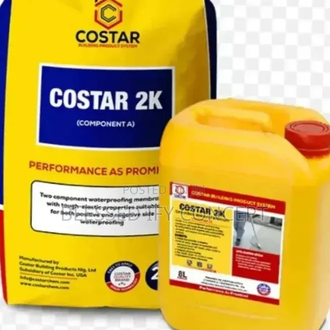 Coster Component a B Waterproofing, 10litrs Liquid 20kg Powder