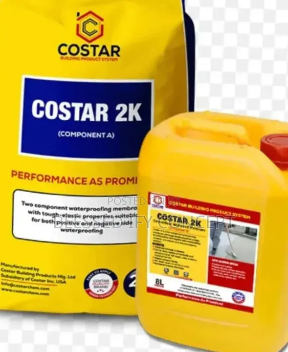 Coster Component a B Waterproofing, 10litrs Liquid 20kg Powder