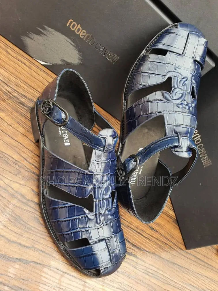Roberto Cavalli Palm Slippers