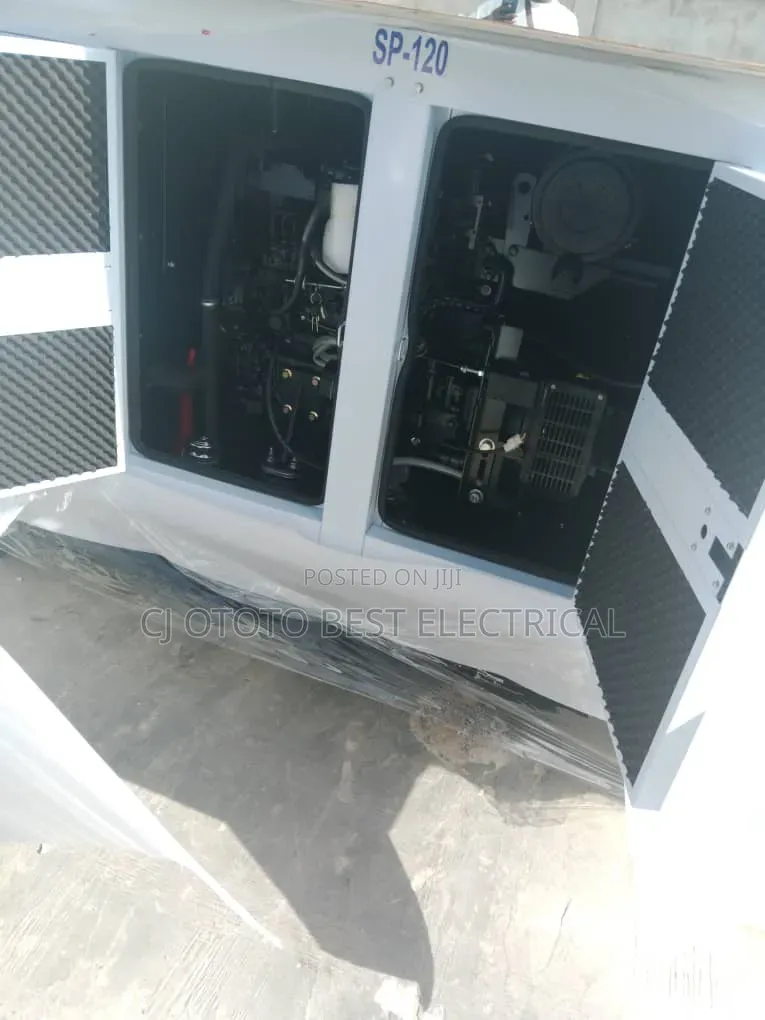 120kva Perkins Generator Soundproof Brand New 2 Years Warranty