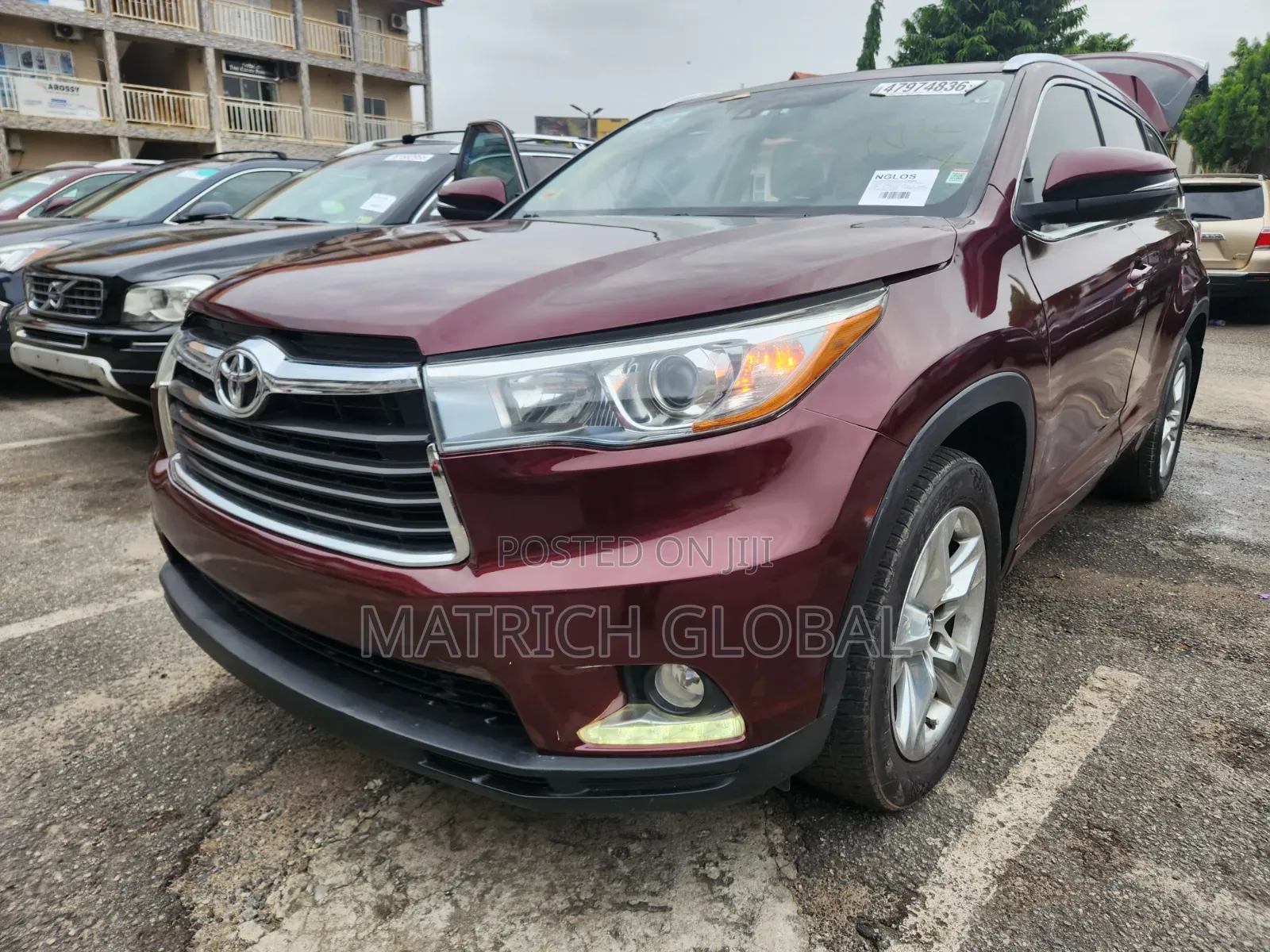 Toyota Highlander Limited Platinum V6 4x4 (3.5L 6cyl 6A) 2016 Burgundy