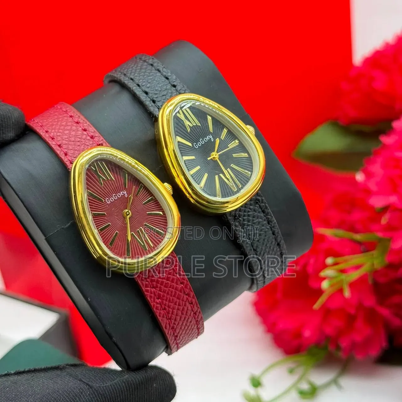 GoGoey Ladies Slim Leather Wristwatches