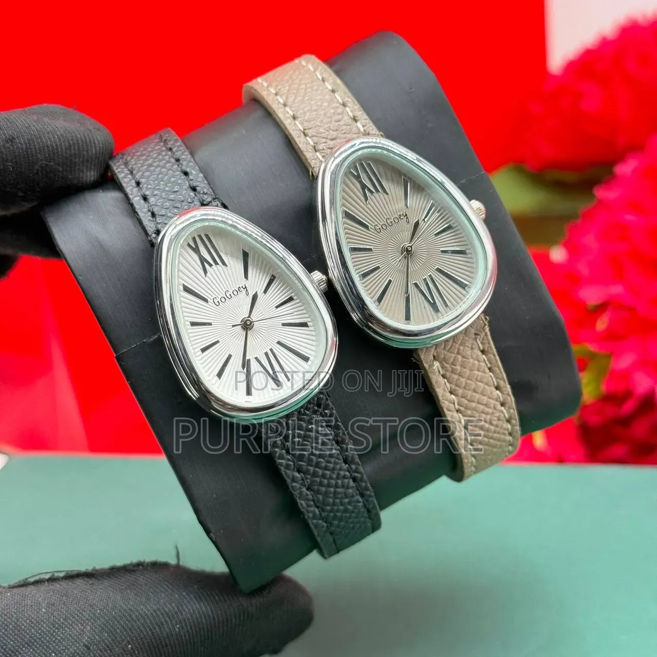 GoGoey Ladies Slim Leather Wristwatches