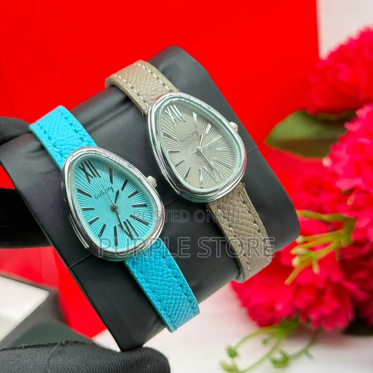 GoGoey Ladies Slim Leather Wristwatches