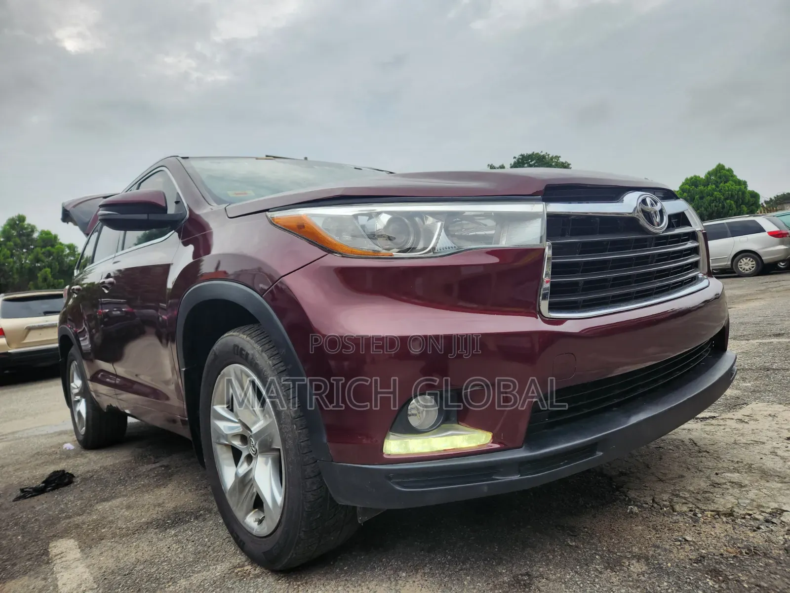 Toyota Highlander Limited Platinum V6 4x4 (3.5L 6cyl 6A) 2016 Burgundy