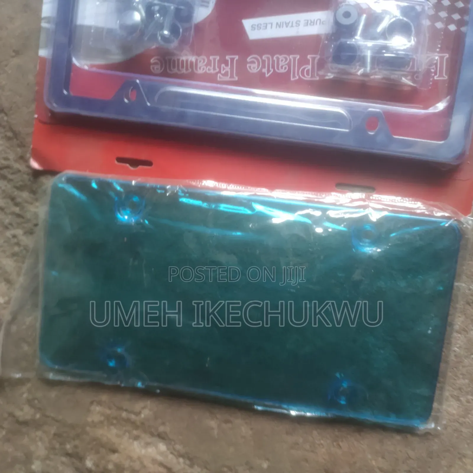 Car Plates Number Cover
