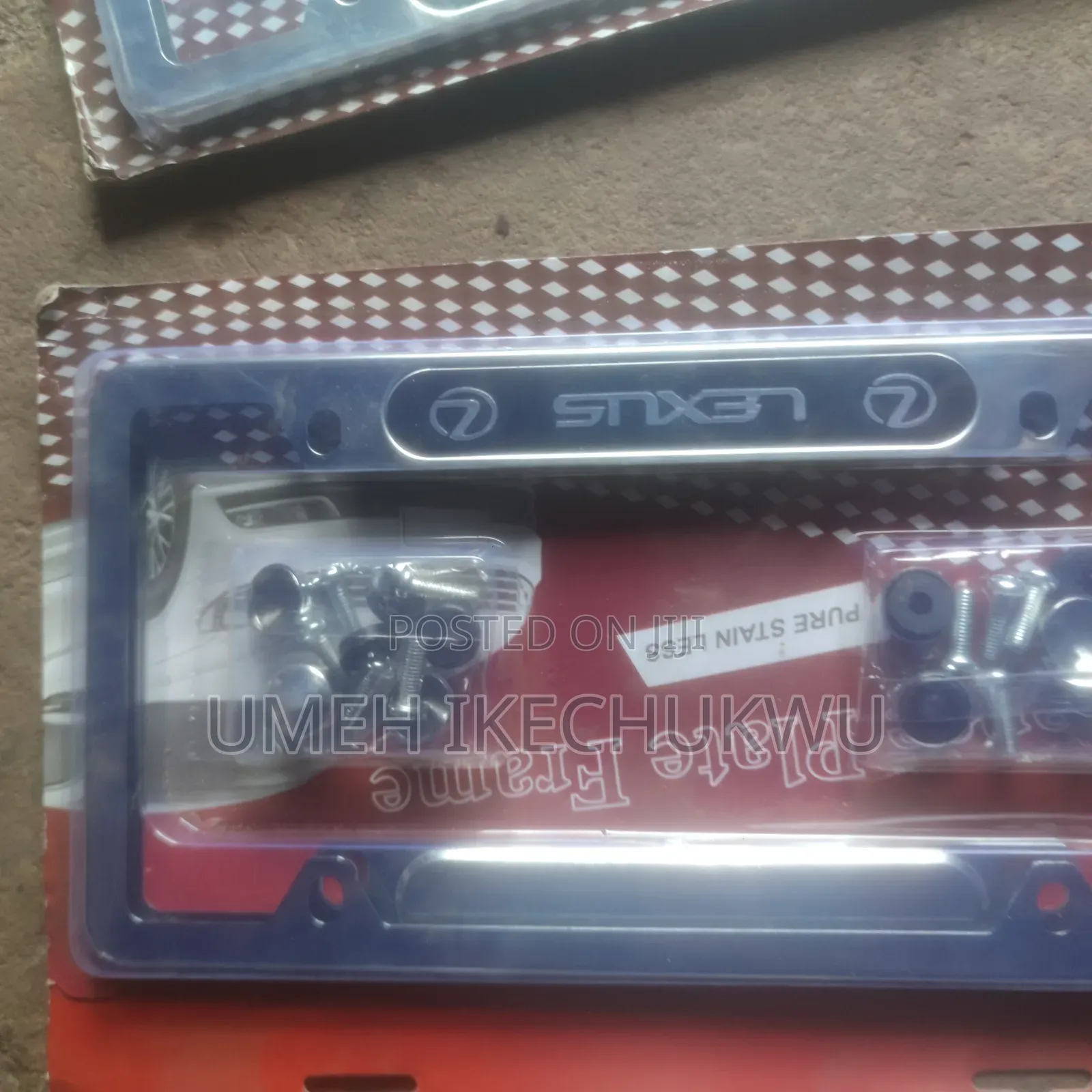 Car Plates Number Cover