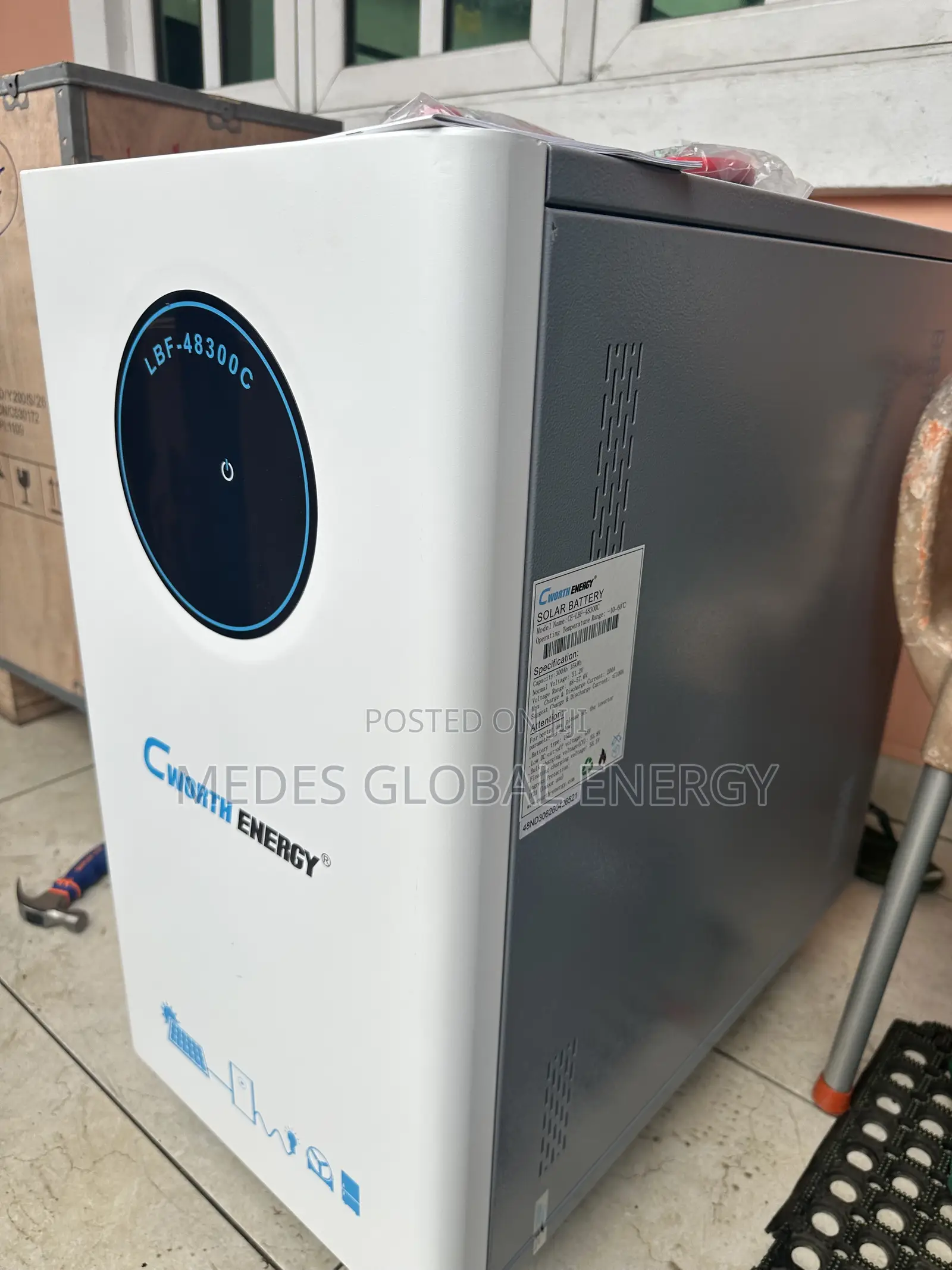 15kwh 51.2v Cworth Lithium Ion Battery