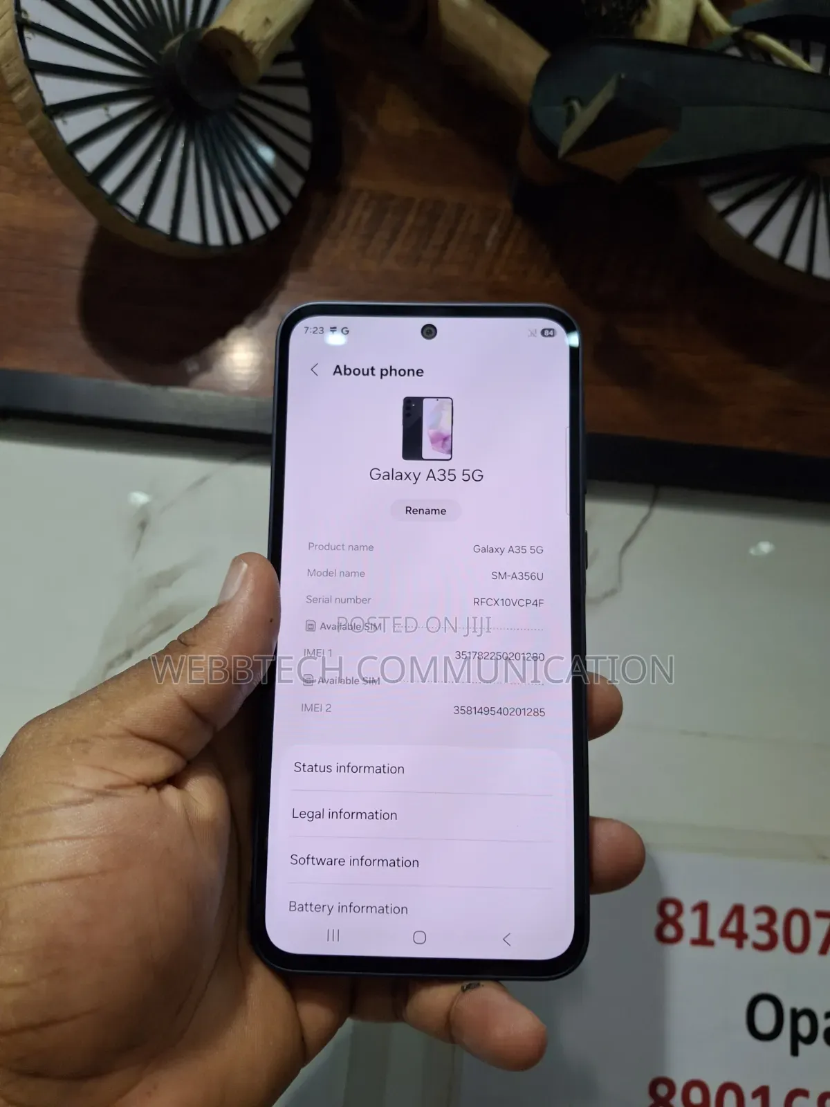 Samsung Galaxy A35 128 GB Black