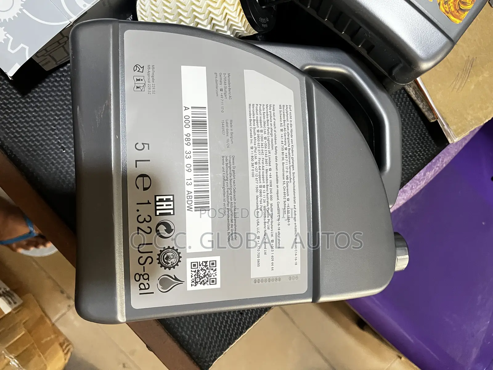 Original Mercedes-Benz Engine Oil SAE 5w-30 Oil Filter for ML350