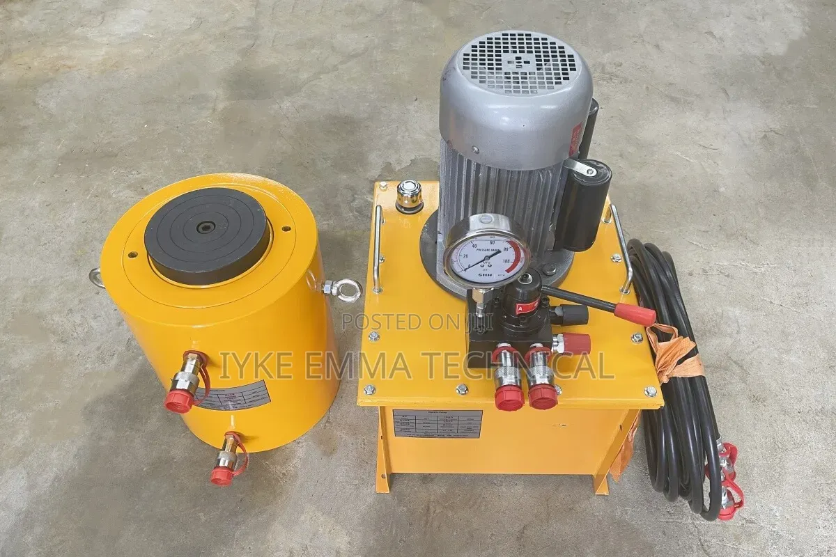 300ton Double Acting Hydraulic Cylinder Jack With Electric Pump