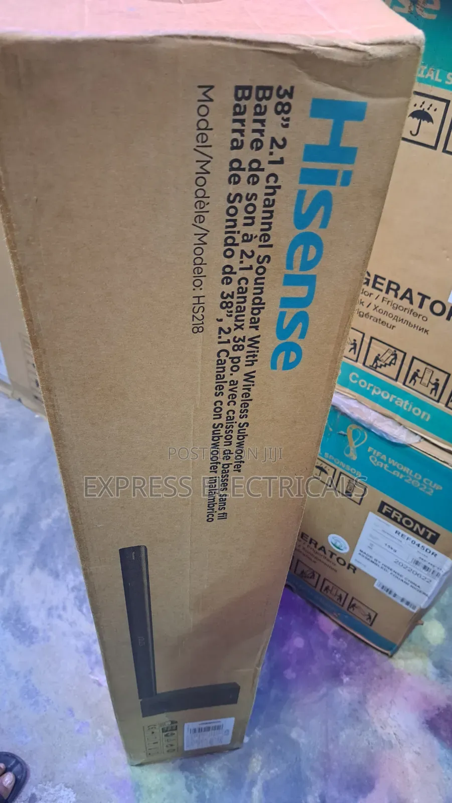 Brand New Hisense 38" 2.1CH 200W Soundbar With Wireless SubwooferHS218