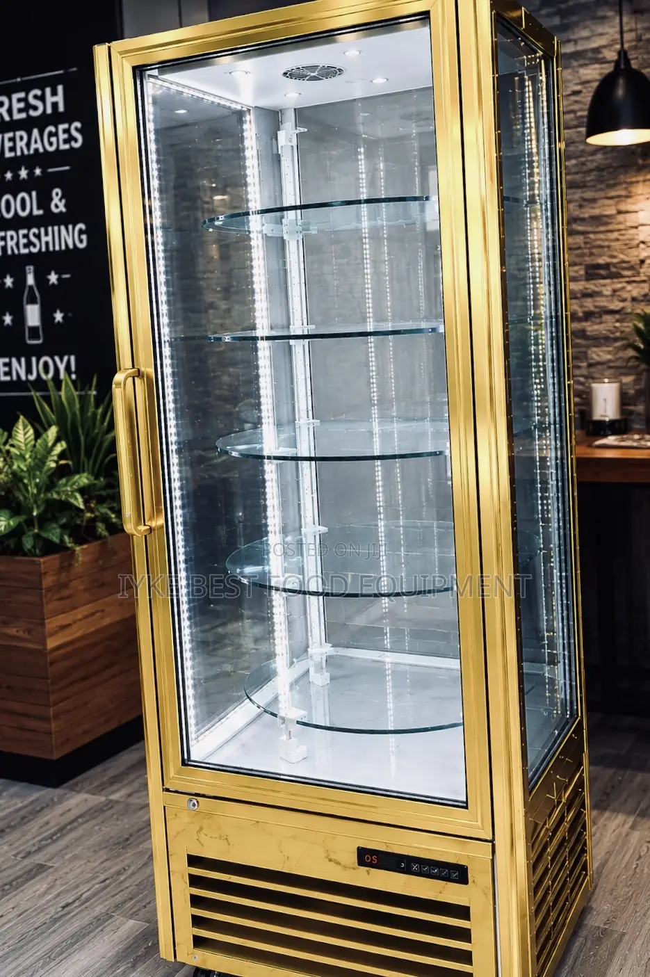 Rotary Cake Display Chiller