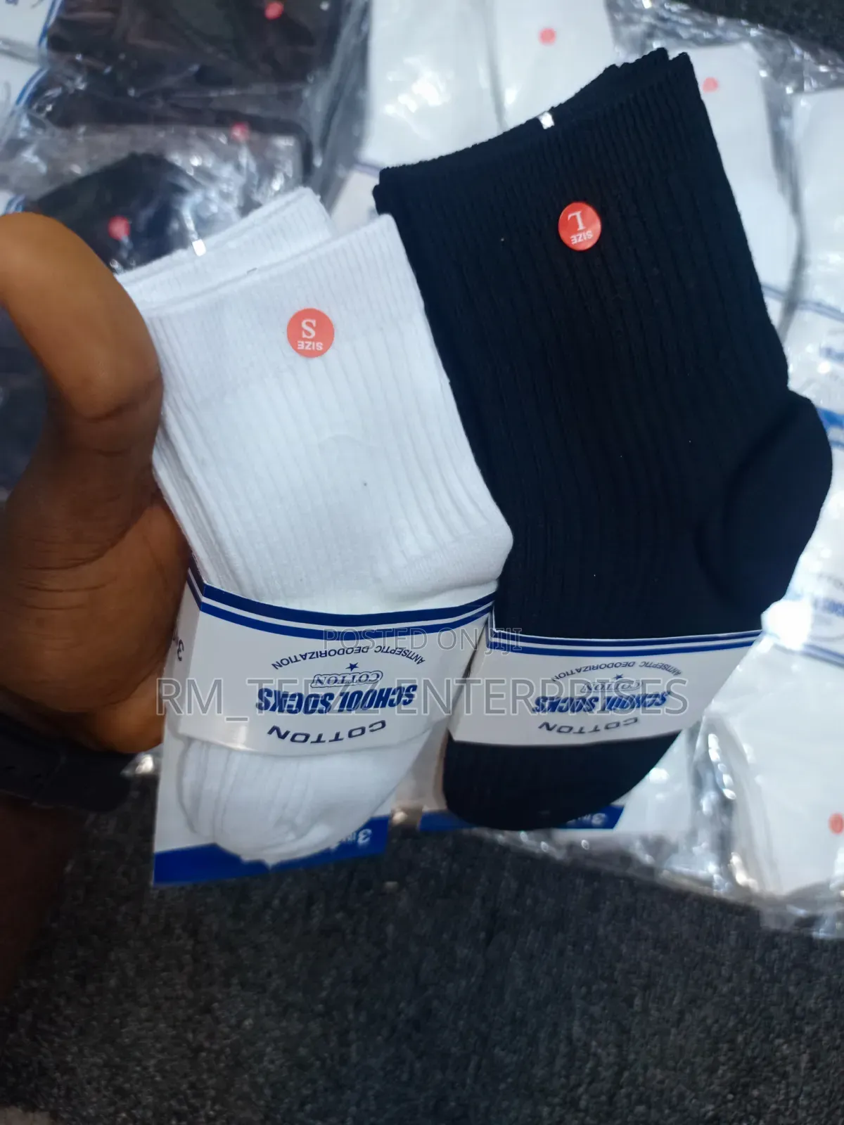 3in1 Premium Cotton School Socks