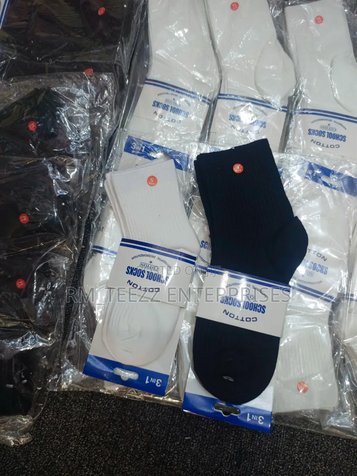 3in1 Premium Cotton School Socks