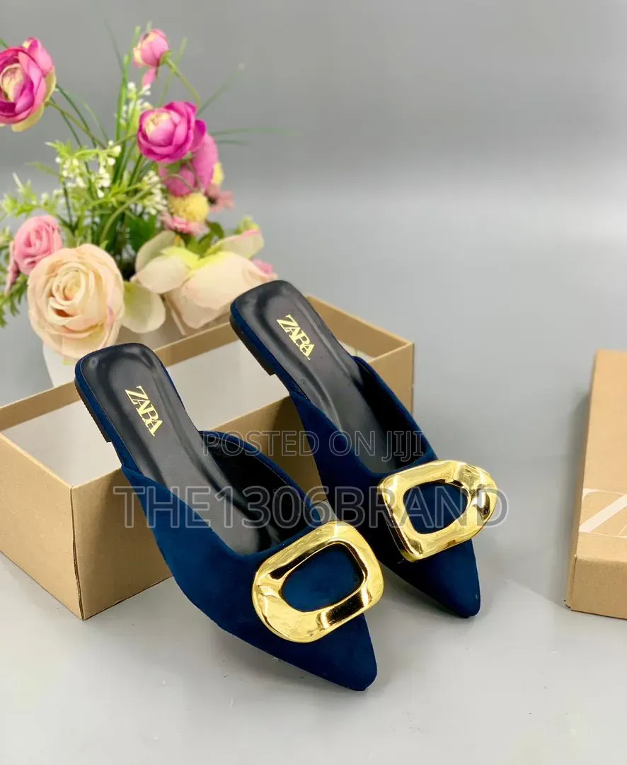 Zara Half Shoe Mule Slippers