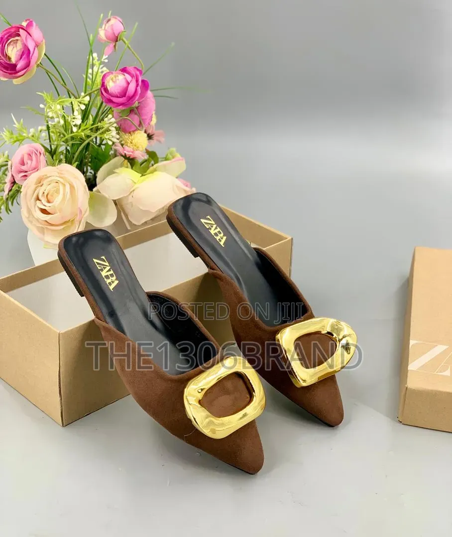 Zara Half Shoe Mule Slippers
