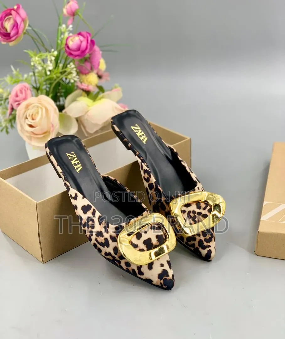Zara Half Shoe Mule Slippers