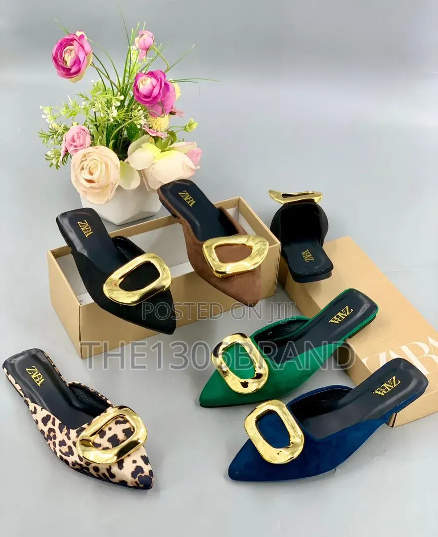 Zara Half Shoe Mule Slippers