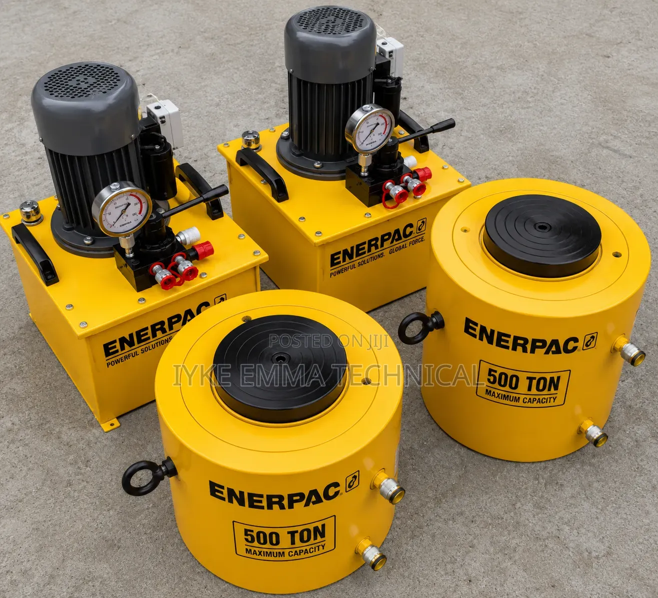 500ton Hydraulic Cylinder With Electric Pump