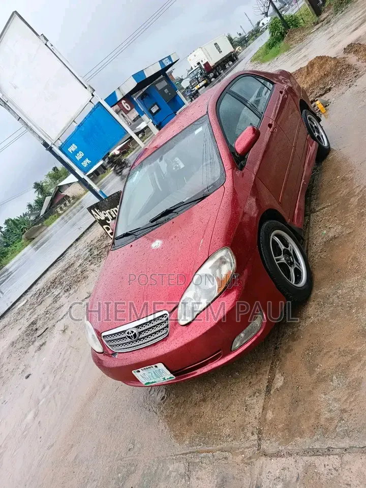 Toyota Corolla 2004 Red