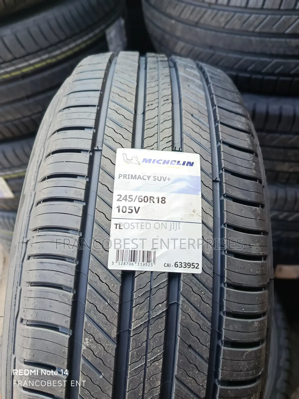 245/60r18 Michelin Tire