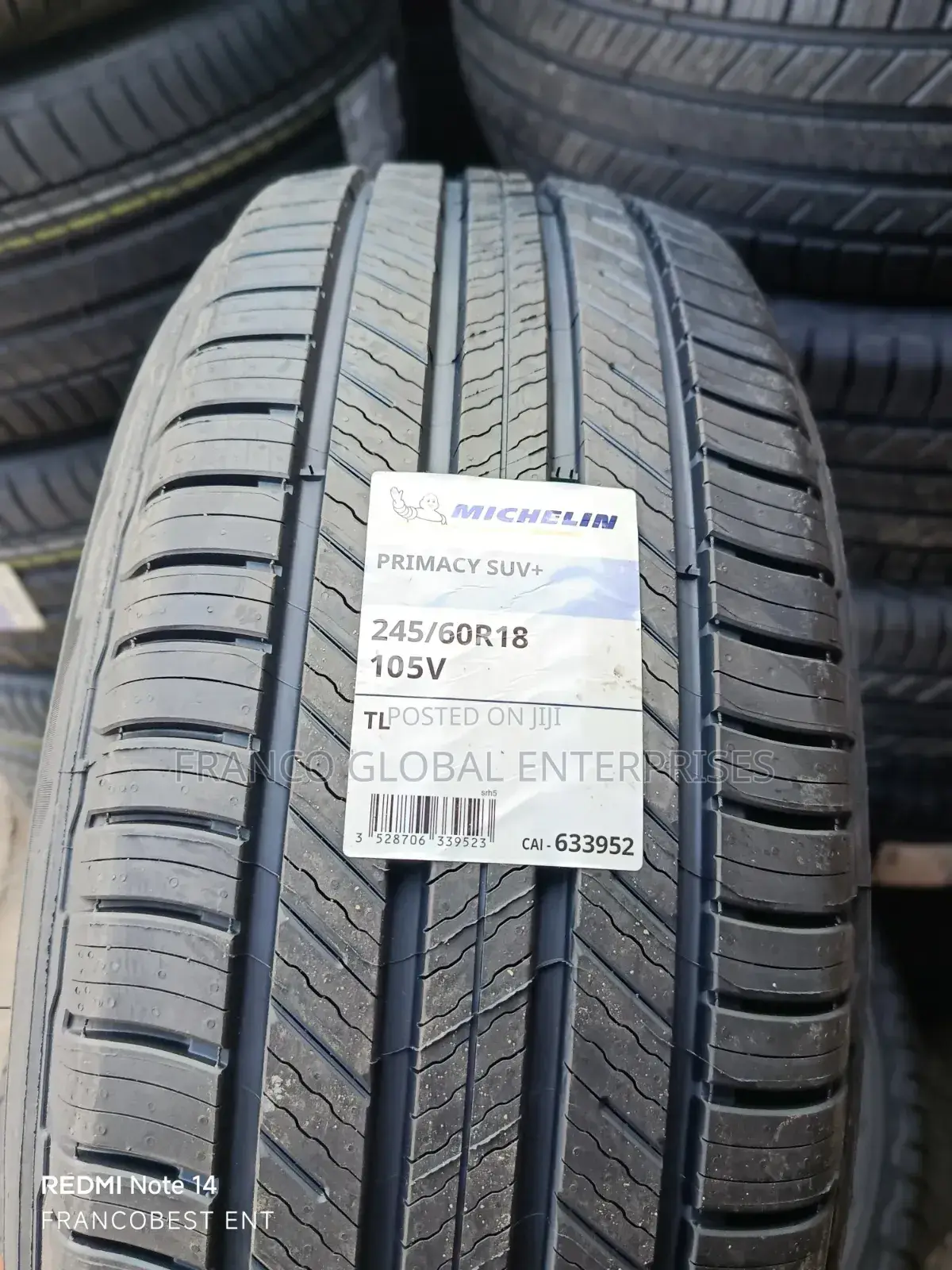 245/60r18 Michelin Tire