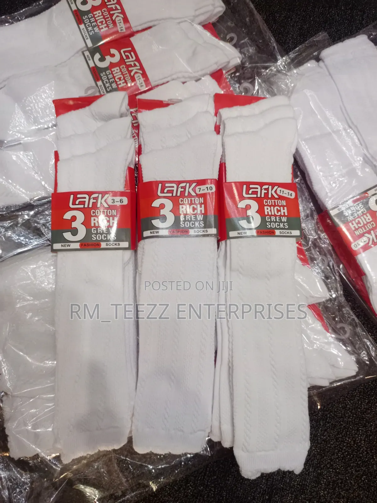 3-in-1 Lark Cotton Rich Kneel Length Socks