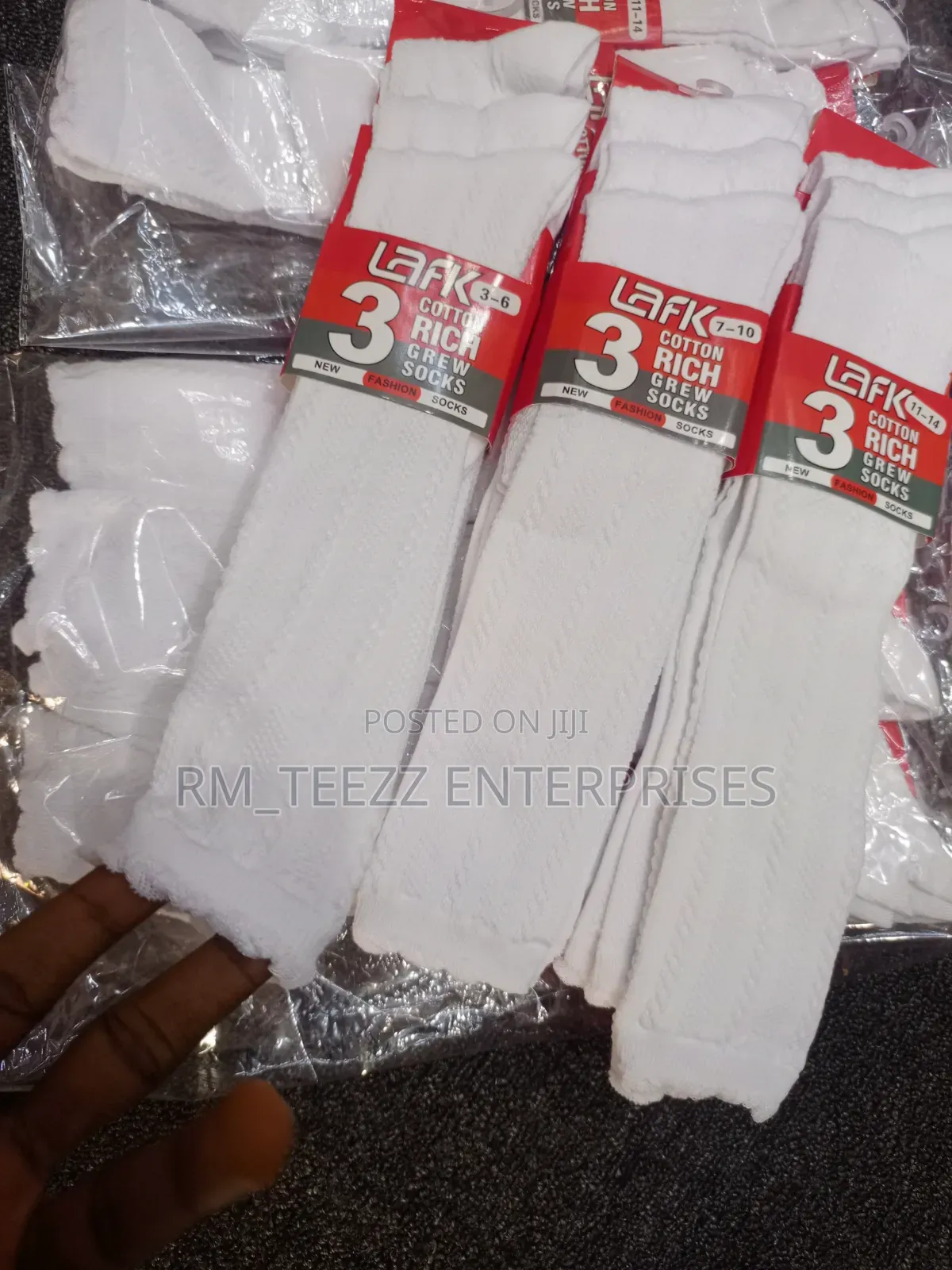 3-in-1 Lark Cotton Rich Kneel Length Socks