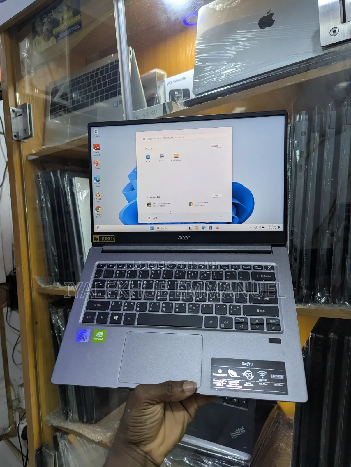 Laptop Acer Swift 3 8GB Intel Core i5 SSD 256GB