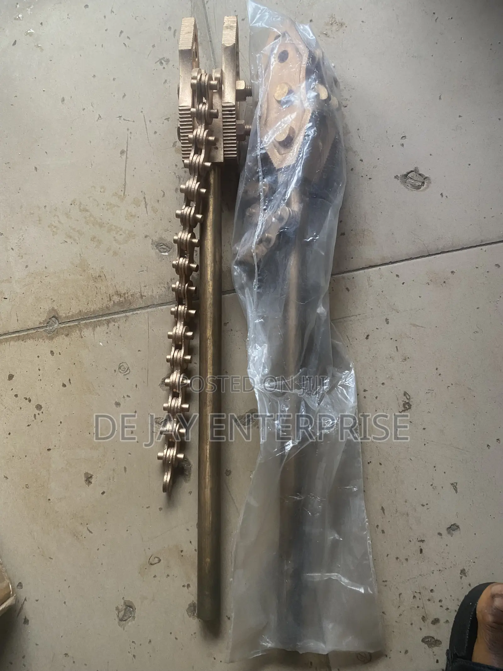 Brass Chain Wrench / Pipe Wrench - Non-Sparking