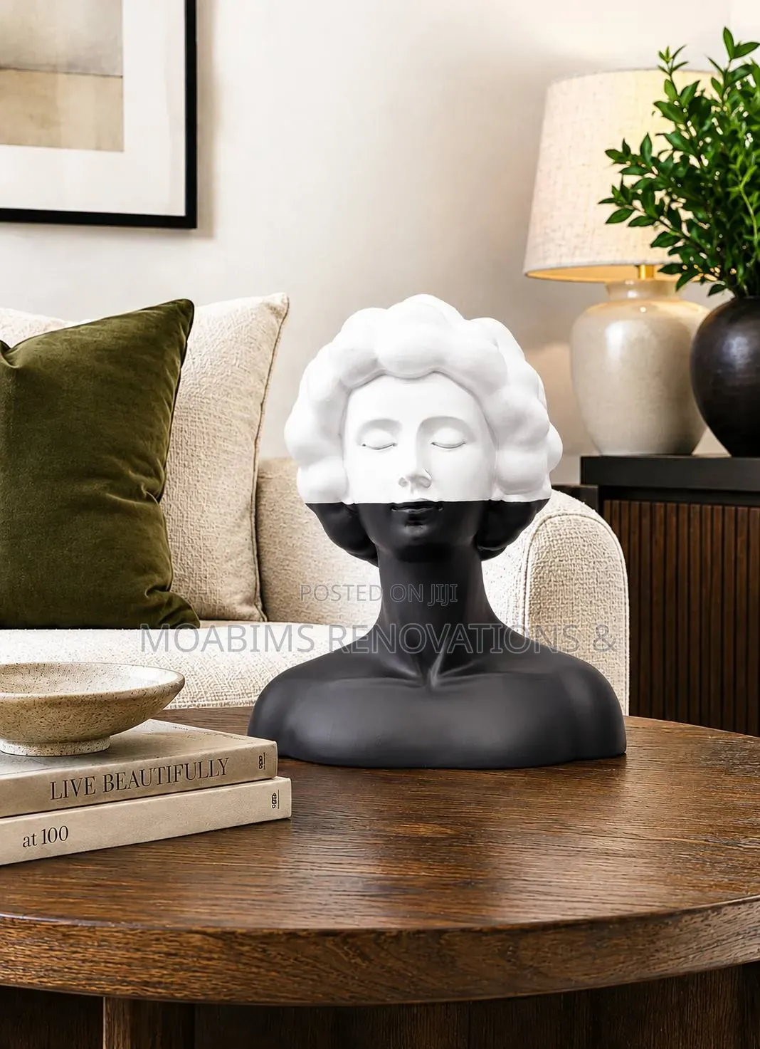 ORNAMENTS - COLUMBUS for TV Console Unit.